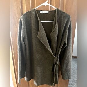 Zara wrap sweater